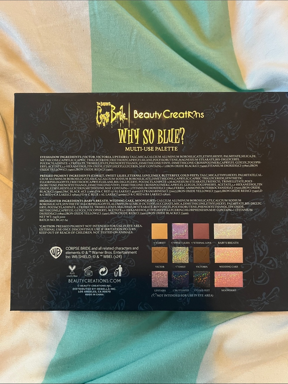 Beauty Creations Why So Blue? Multi-Use Eyeshadow Palette - Blue Shades